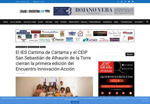 El IES Cartima de Cártama y el CEIP San Sebastián de Alhaurín de la Torre cierran la primera edición del Encuentro Innovación-Acción