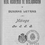Apuntes sobre la Real Academia de Declamación y Buenas Letras de Málaga