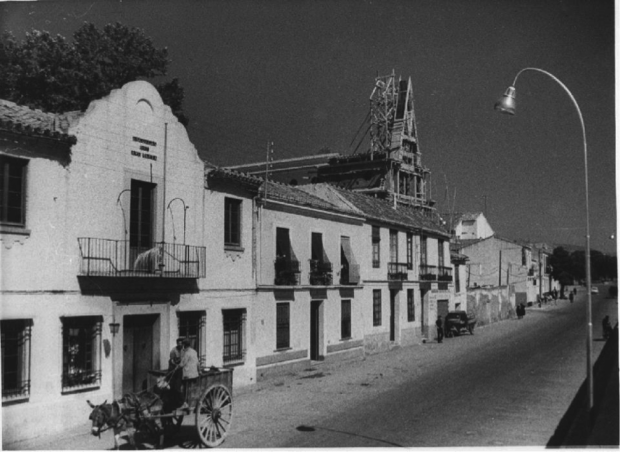 Antiguo edificio de las Escuelas en Pasillo de Natera