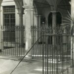 Patio del Instituto de Segunda Enseñanza Vicente Espinel. Calle Gaona.